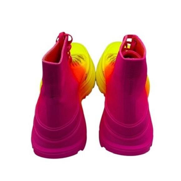 Alexander McQueen Men’s GradientSneaker Boots – Yellow/Orange/Pink – Size IT 40 main image 7